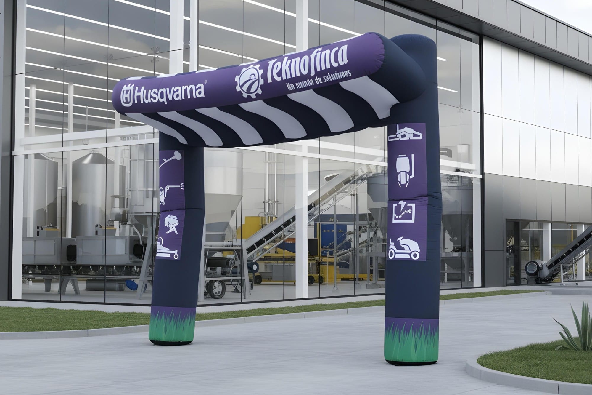 Inflable arco para eventos coporativos y deportivos en Colombia